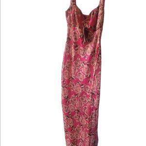 Floral Pink Sleeveless Dress By Wild Fable